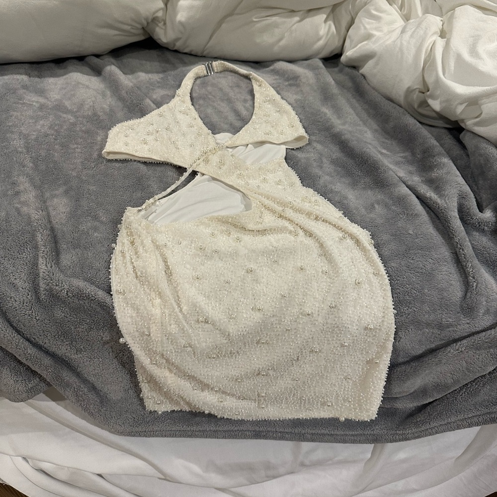 Pearl white dress